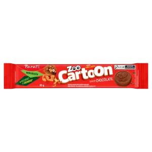 BISCOITO RECHEADO ZOON CARTOON DUO CHOCOLATE 85GR