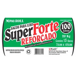 SACO LIXO NOSSO ROLL 100L 20KG