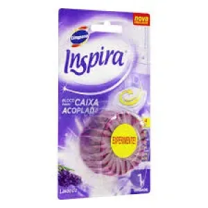 BLOCO  P/CAIXA ACOPLADA LIMPANO LAVANDA 50G