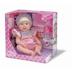 BONECA NEW BORN- BRINCANDO DE PAPINHA