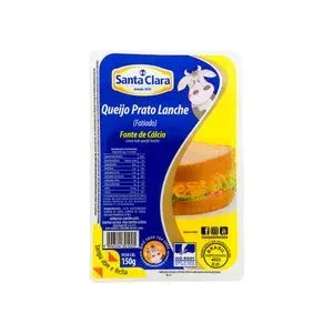 QUEIJO PRATO FATIADO SANTA CLARA LANCHE 150GR