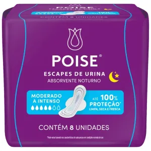 ABSORVENTE POISE ESCAPES URINA NOTURNO