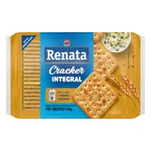 BISCOITO RENATA CREAM CRACKER INTEGRAL 360GR