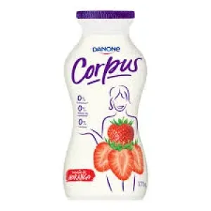 IOGURTE DANONE CORPUS SEM LACTOSE MORANGO 170GR
