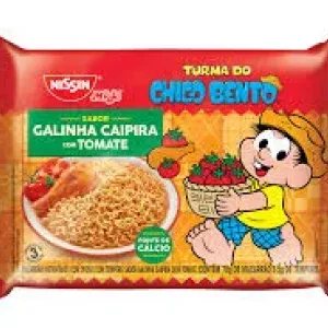MACARRAO INSTANTANEO CHICO BENTO GALINHA CAIPIRA C/ TOMATE 75GR