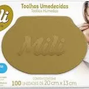 TOALHAS UMEDECIDAS MILI LOVE & CARE C/100 20X13CM