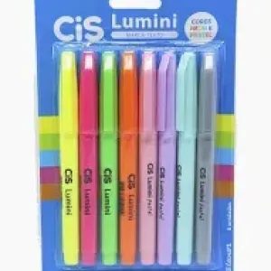 CANETA DESTACA TEXTO CIS LUMINI AMARELO