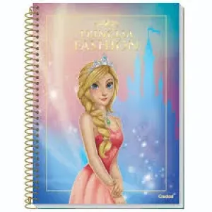 CADERNO CD CREDEAL PRINCESA FASCHION 1M 80F