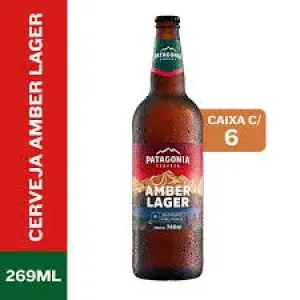 CERVEJA PATAGONIA AMBER LAGER 740 ML