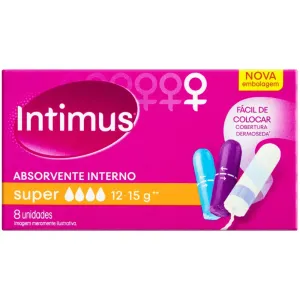 ABSORVENTE INTERNO INTIMUS SUPER C/8