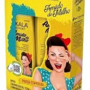 KIT SKALA SHAMPOO+CONDICIONADOR AMIDO DE MILHO 525ML