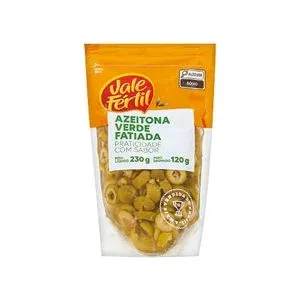 AZEITONA VALE FERTIL VERDES FATIADAS 120GR