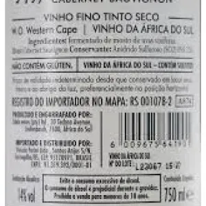 VINHO AFRICAN KING CABERNET SAUVIGNON 750ML