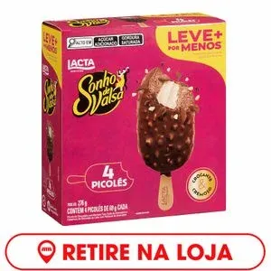 KTI PICOLE LACTA SONHO DE VALSA  MULTIPACK C/4 277 GR