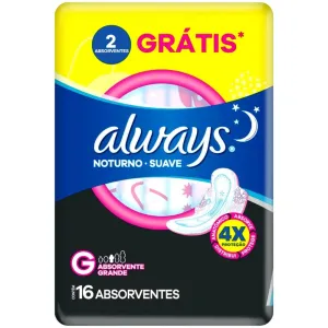 ABSORVENTE ALWAYS SUAVE NOITES TRANQUILAS C/ABAS 16UN