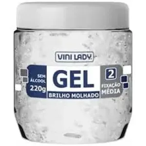 GEL FIXADOR VINI LADY BRILHO MOLHADO N2 240G