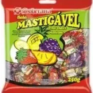 BALA SOBERANA MASTIGAVEL FRUTAS SORTIDAS 200GR