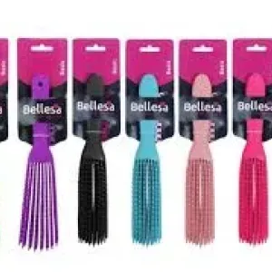 ESCOVA CABELO BELLESA CACHOS POLVO ROSA BASIC REF 0570B C/1UN
