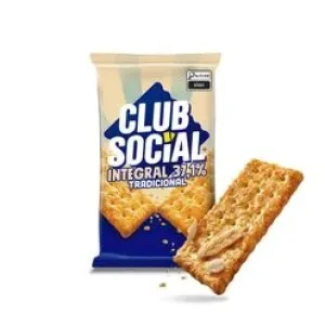 BISCOITO CLUB SOCIAL INTEGRAL TRADICIONAL 144G