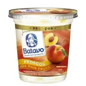 IOGURTE BATAVO INTEGRAL PEDACOS PESSEGO 500GR