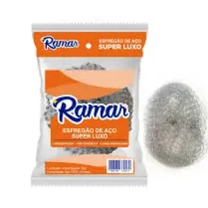 ESFREGAO ACO RAMAR SUPER LUXO 15G