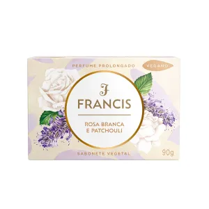 SABONETE FRANCIS ROSAS BRANCA E OATCHOULI 90G