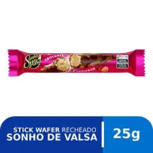 WAFER RECHEADO SONHO DE VALSA ROLINHO CROCANTE 25G