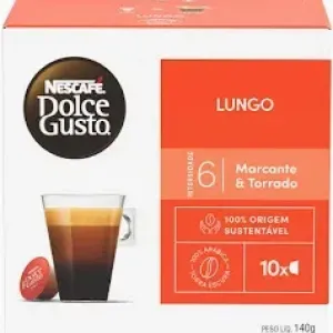 CAFE EM CAPSULA NESCAFE DOLCE GUSTO LUNGO C/10UN 70G