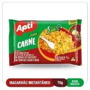 MACARRAO APTI INSTANTANEO CARNE 70GR