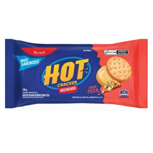 BISCOITO PARATI RECHEADO HOT CRACKER PIZZA 100GR
