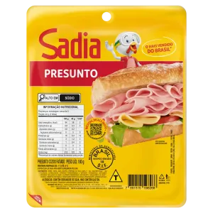 PRESUNTO COZIDO SADIA 180GR
