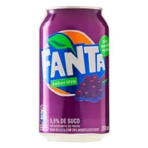 REFRIGERANTE FANTA UVA LT 350ML