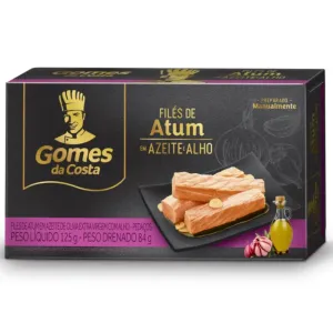 FILE ATUM GOMES DA COSTA AZEITE/ ALHO 125G