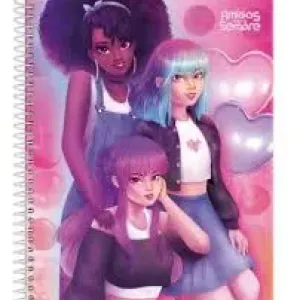 CADERNO CD FORONI AMIGAS P/SEMPRE 80F