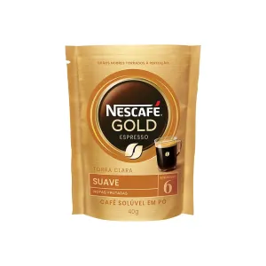 CAFE NESTLE GOLD ESPRESSO SOLUVEL EM PO TERRA CLARA SUAVE 40G