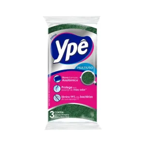 ESPONJA YPE MULTIUSO C/ 3 110MMX70MMX20MM