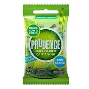 PRESERVATIVO PRUDENCE CAIPIRINHA C/3UN