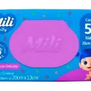 TOALHAS UMEDECIDAS MILI LOVE & CARE C/50 20CMX 13CM