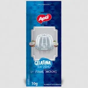 GELATINA APTI EM FOLHAS INCOLOR 10G