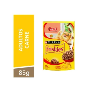 ALIMENTO P/GATOS FRISKIES CARNE AO MOLHO 85GR