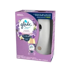 ODORIZANTE DE AMBIENTE GLADE AUTOMATIC 3EM1 LAVANDA/VANILLA AP+REFIL 269ML
