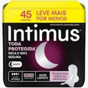 ABSORVENTE INTIMUS GEL NOTURNO SECA ABAS C/8