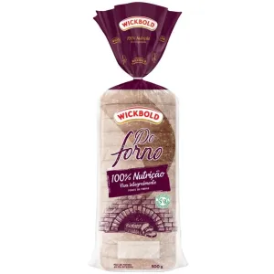 PAO WICKBOLD DO FORNO 100% INTEGRAL 500G