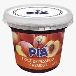 DOCE DE FRUTA PIA PESSEGO CREMOSO 400GR