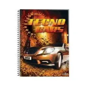 CADERNO CD CREDEAL TECNOCARS 96F 1M