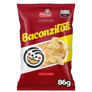 SALGADINHO ELMA CHIPS BACONZITOS 86GR
