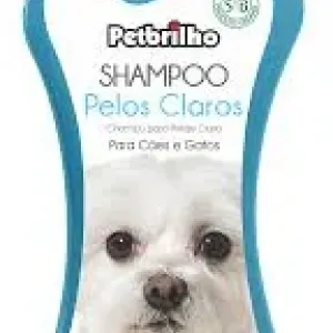 SHAMPOO PETBRILHO CAES PELOS CLAROS  500ML