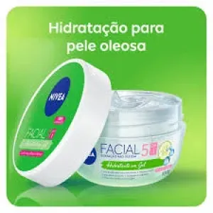 CREME FACIAL NIVEA HIDRATANTE EM GEL C/ACIDO HIALURONICO E PEPINO 100G