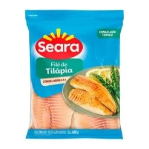 FILE DE TILAPIA SEARA CONGELADA 600GR C/16