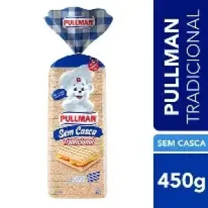 PAO DE FORMA SEM CASCA PULLMAN 450G